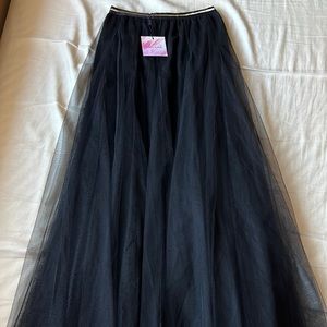 CHICWISH My Secret Garden Tulle Maxi Skirt